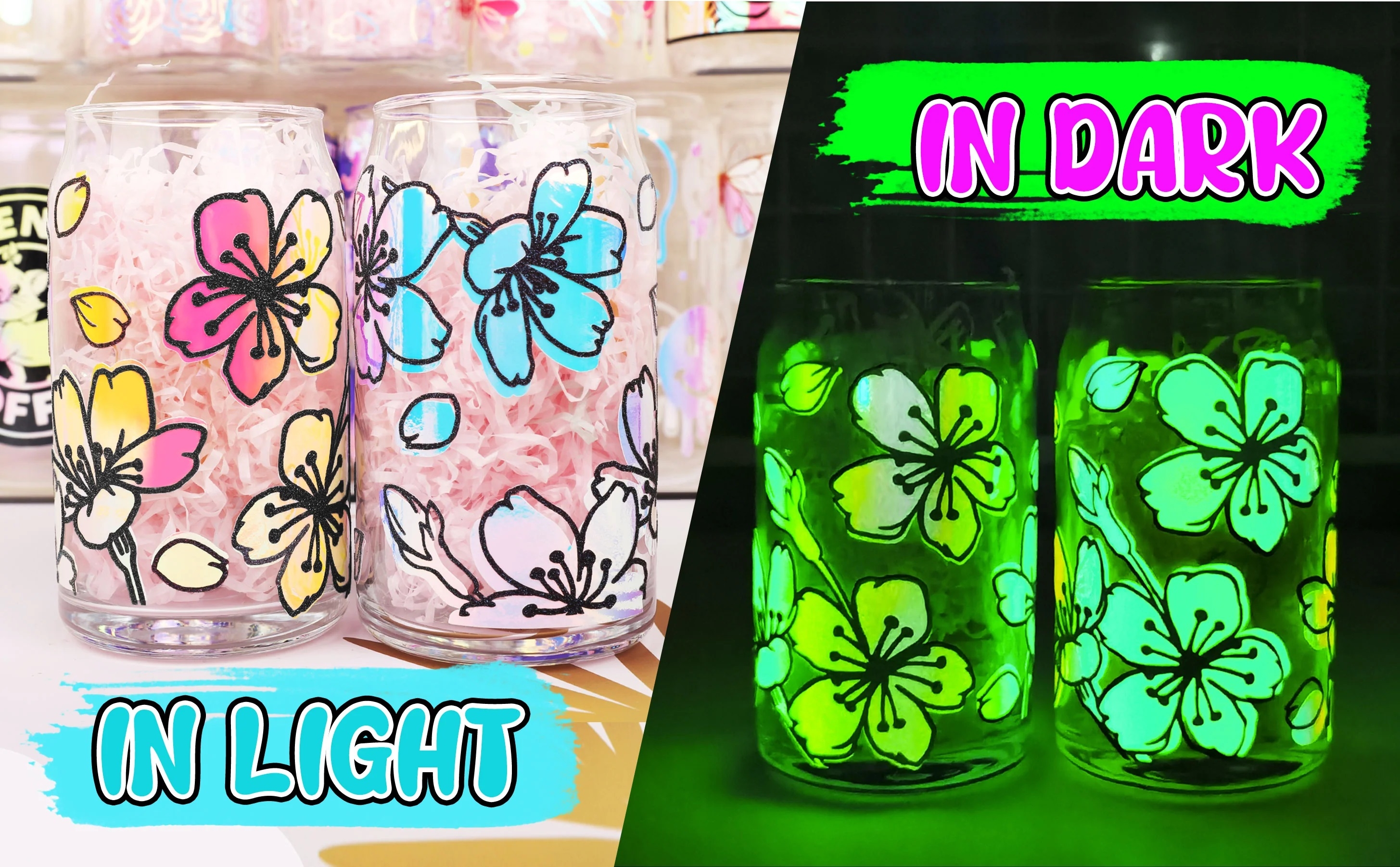 Glow in the dark vinyl Opaal