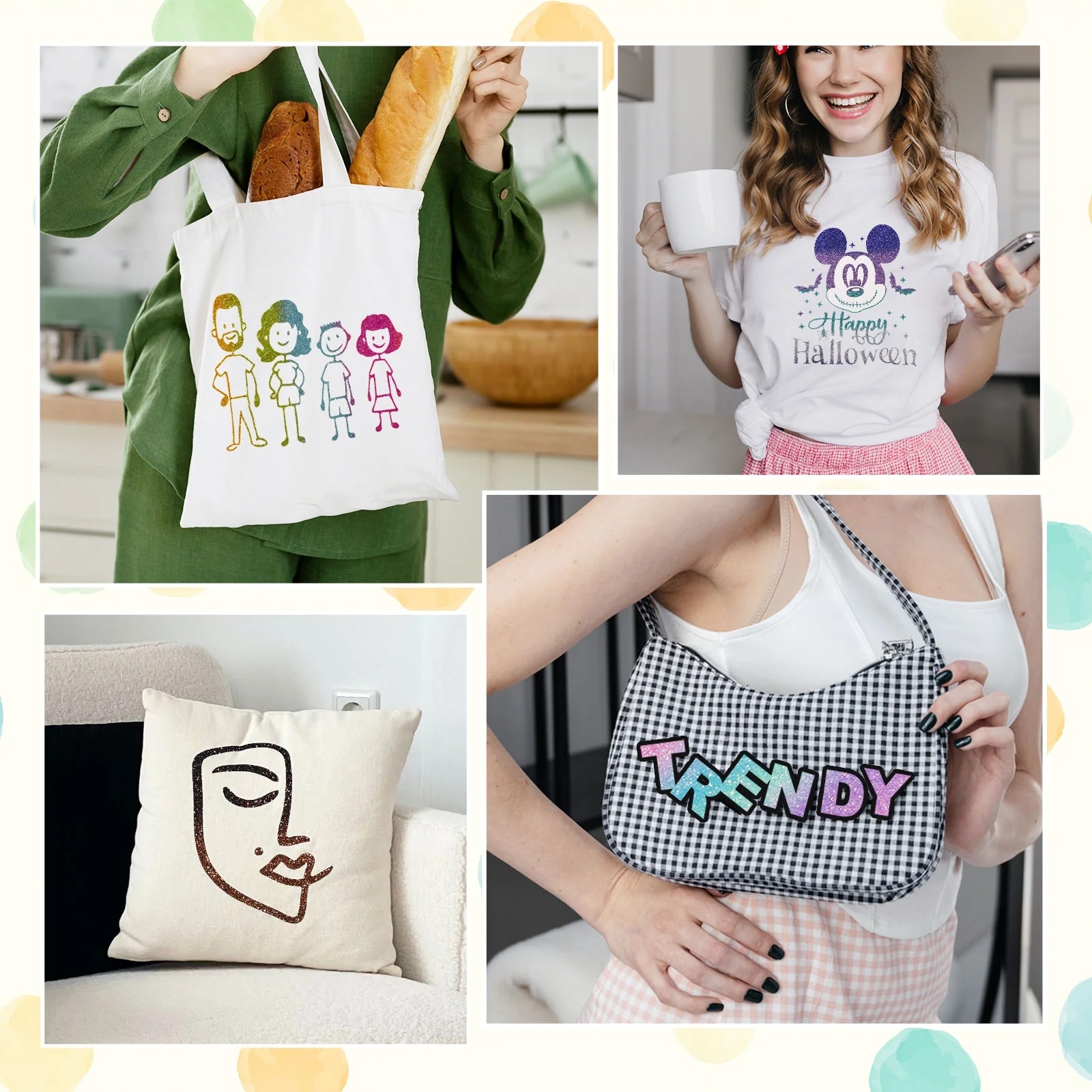 Ombre Glitter Diagonaal Candy