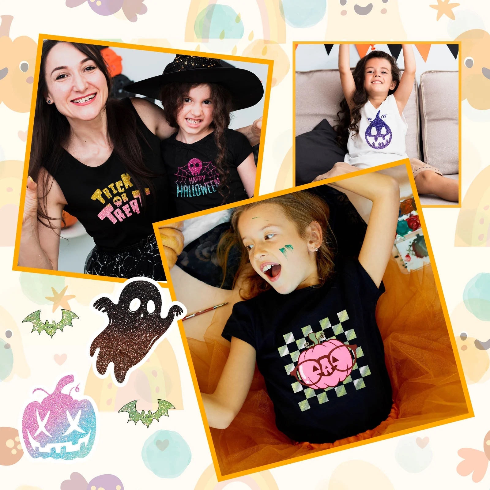 Ombre Glitter Rainbow Roze