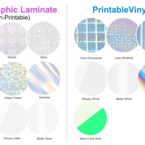 Holografisch Printbaar vinyl Inkjet A4 Checkered