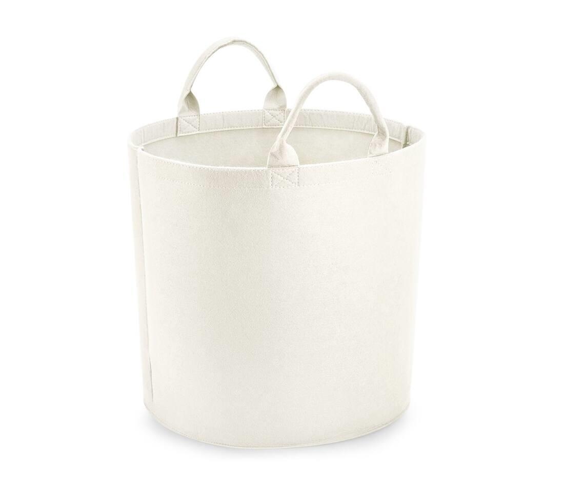 Vilten opbergmand soft wit Vilten opbergmand soft wit