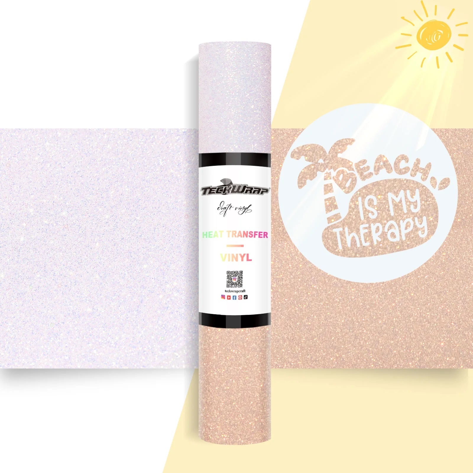 UV veranderend Glitter Flex