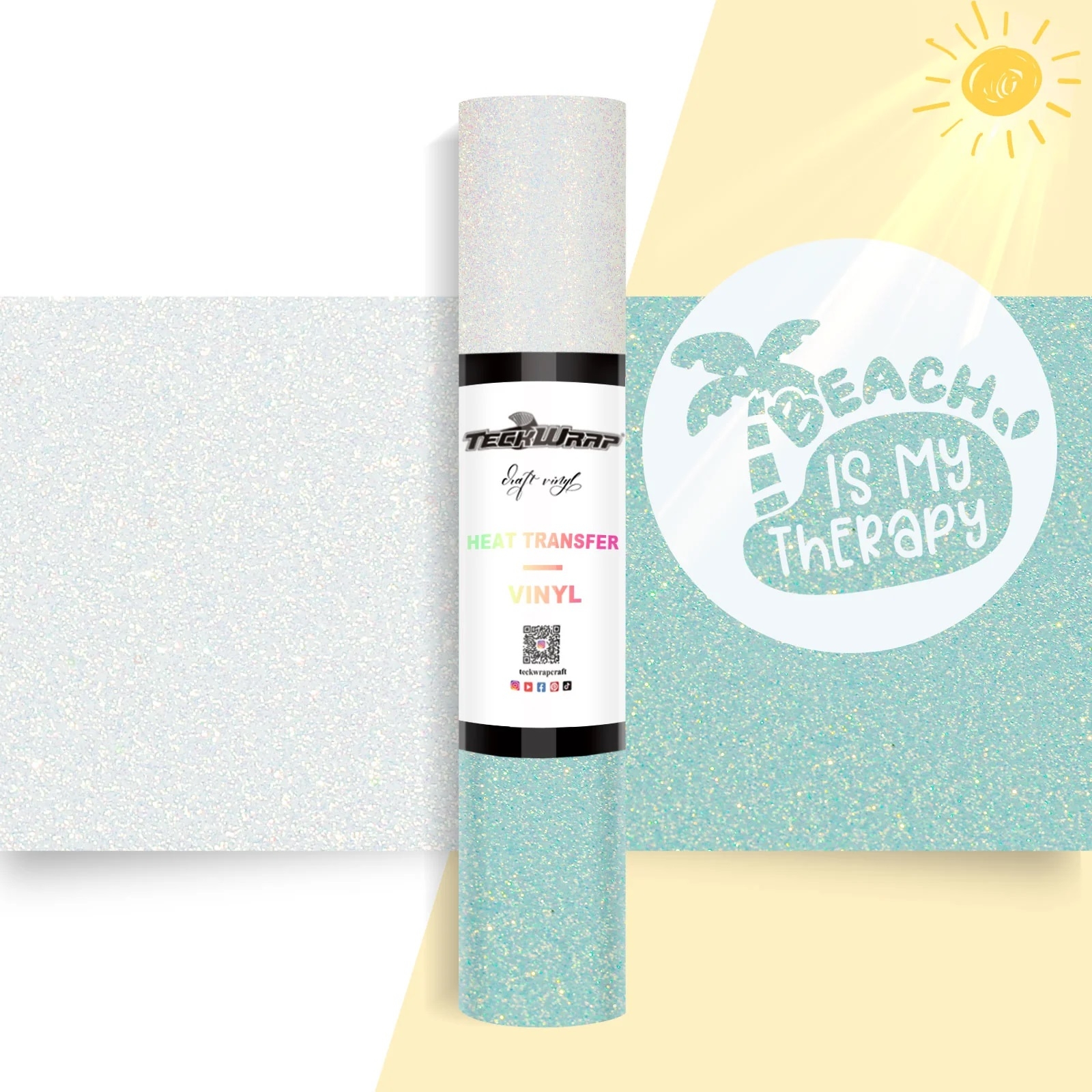 UV veranderend Glitter Flex