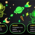 Glow in the dark vinyl 30x50cm