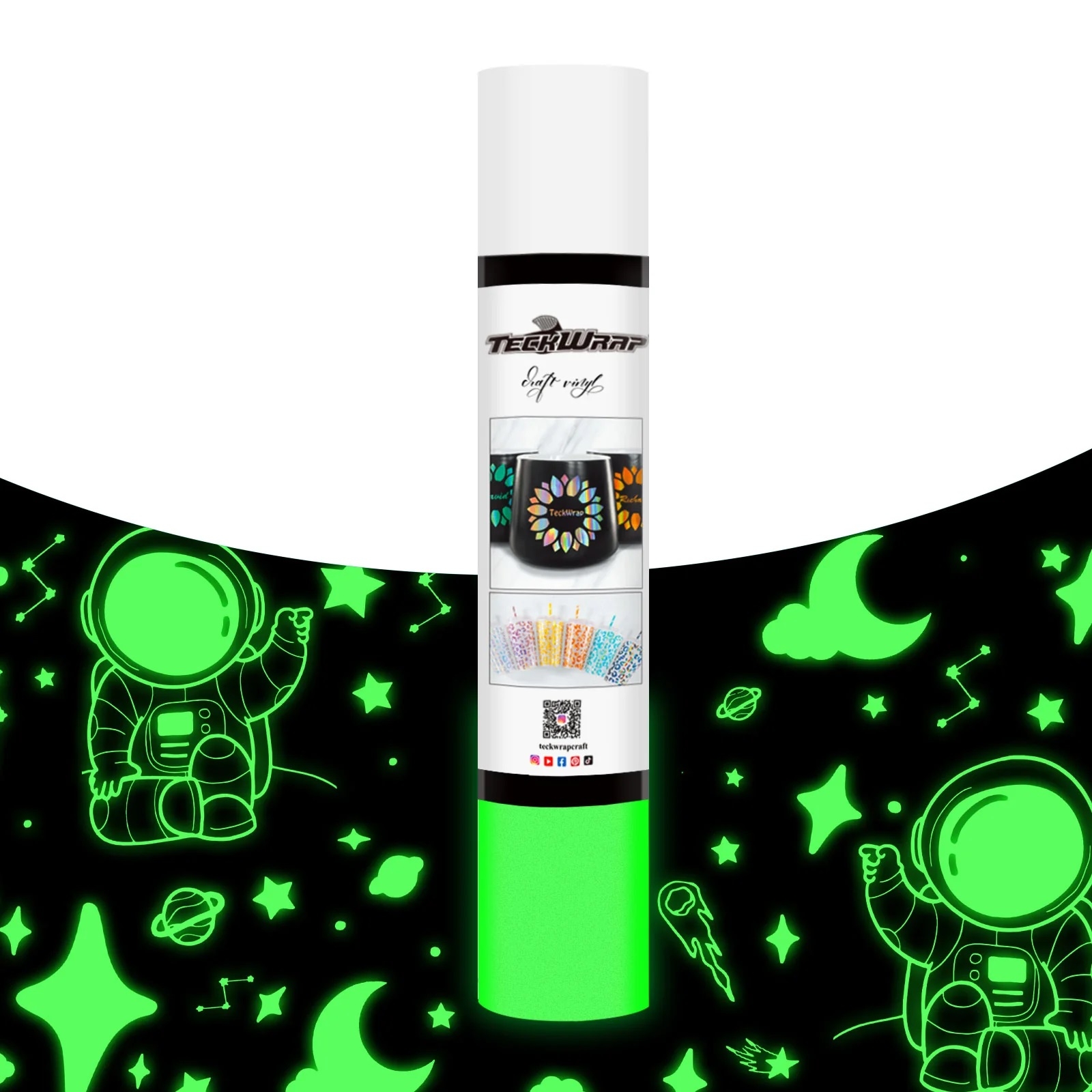 Glow in the dark vinyl 30x50cm Glow in the dark vinyl 30x50cm