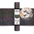 Glitter Brush Vinyl Black Multicolor