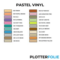 Pastel Vinyl