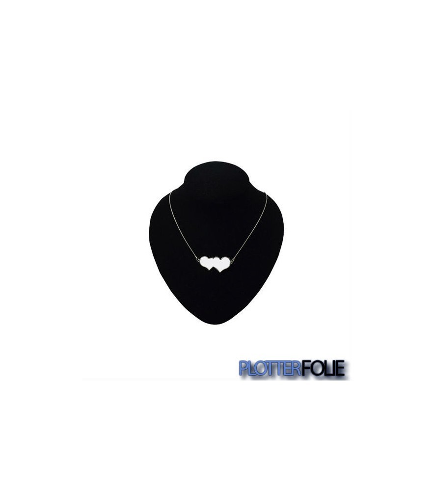 Ketting met hartjes hanger Ketting met hartjes hanger