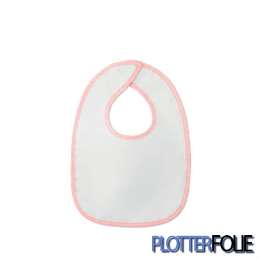 Slabbetjes met bies - Roze