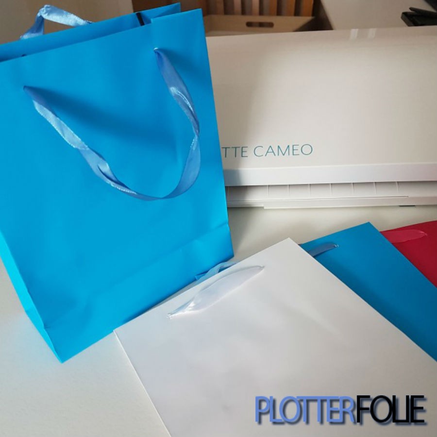 Cadeau tas medium blauw