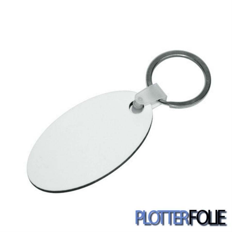 Sleutelhanger MDF ovaal